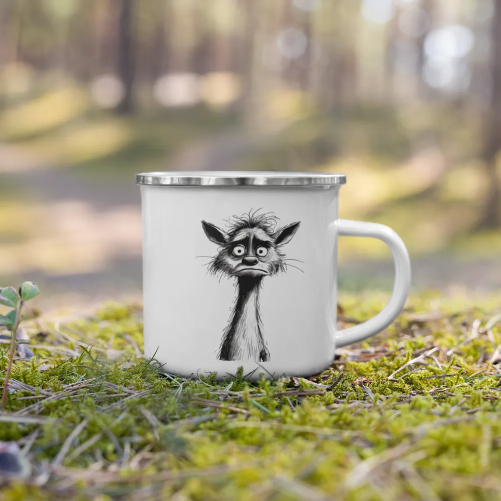 Grumpy Enamel Mug